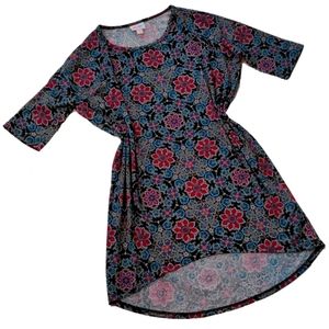 Pretty Floral Printed LuLaRoe Irma Tunic X…